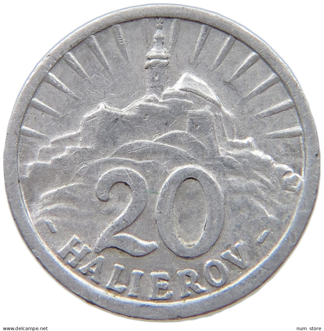 SLOVAKIA 20 HALIEROV 1942  #s037 0387 - Slovaquie