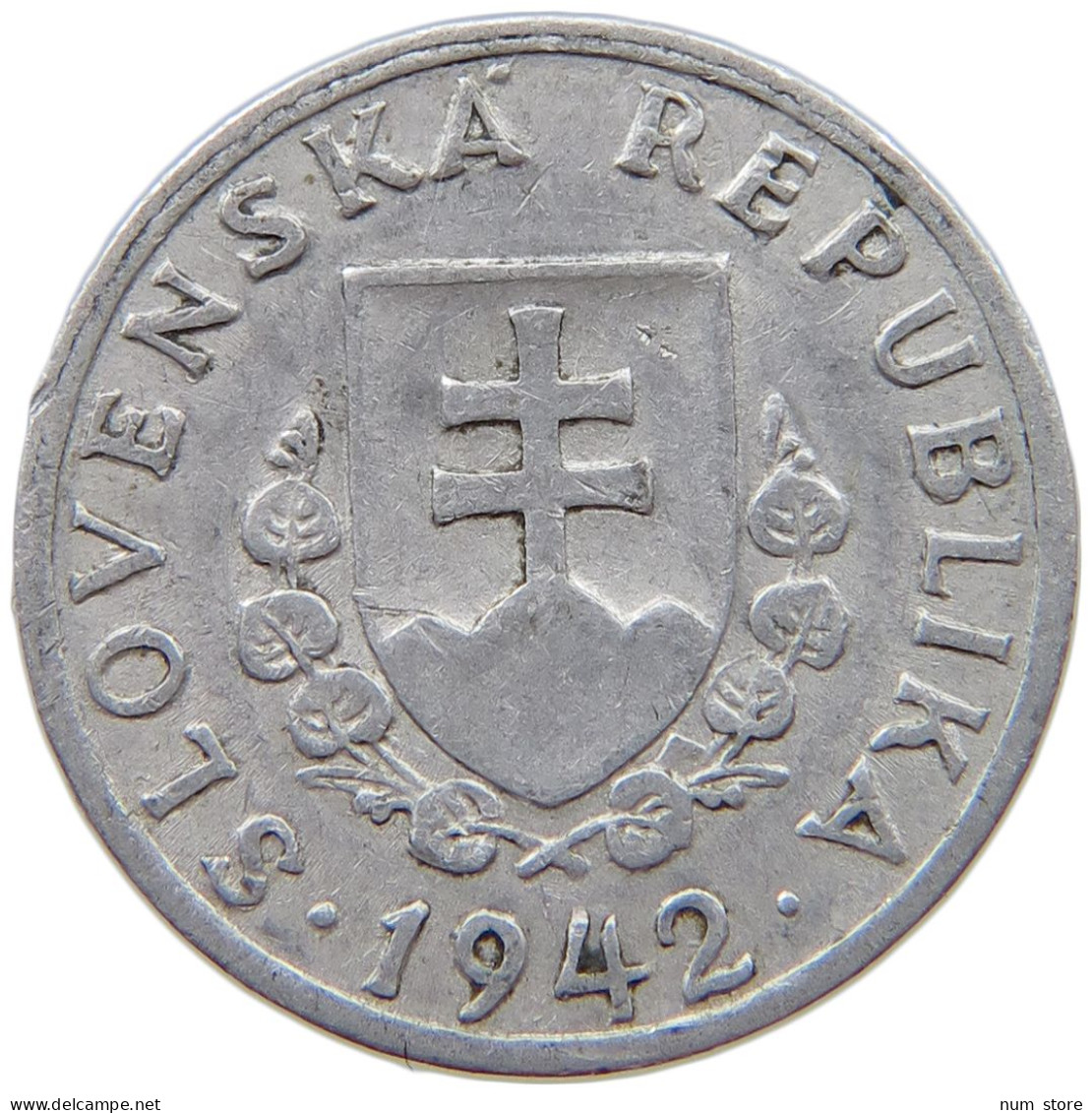 SLOVAKIA 20 HALIEROV 1942  #s037 0381 - Slowakije