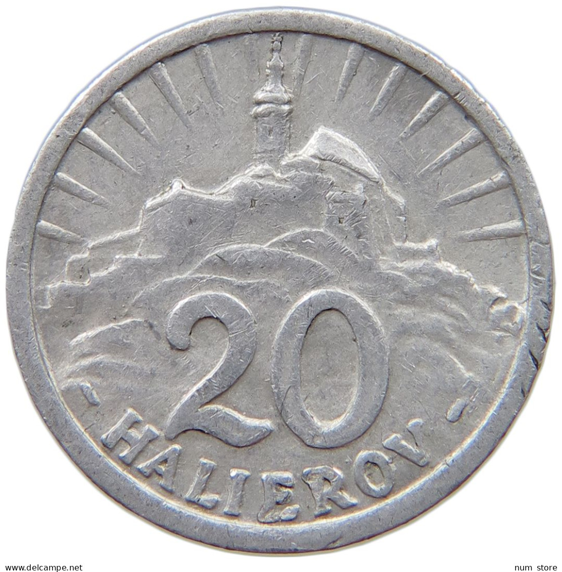 SLOVAKIA 20 HALIEROV 1942  #s037 0389 - Slovakia