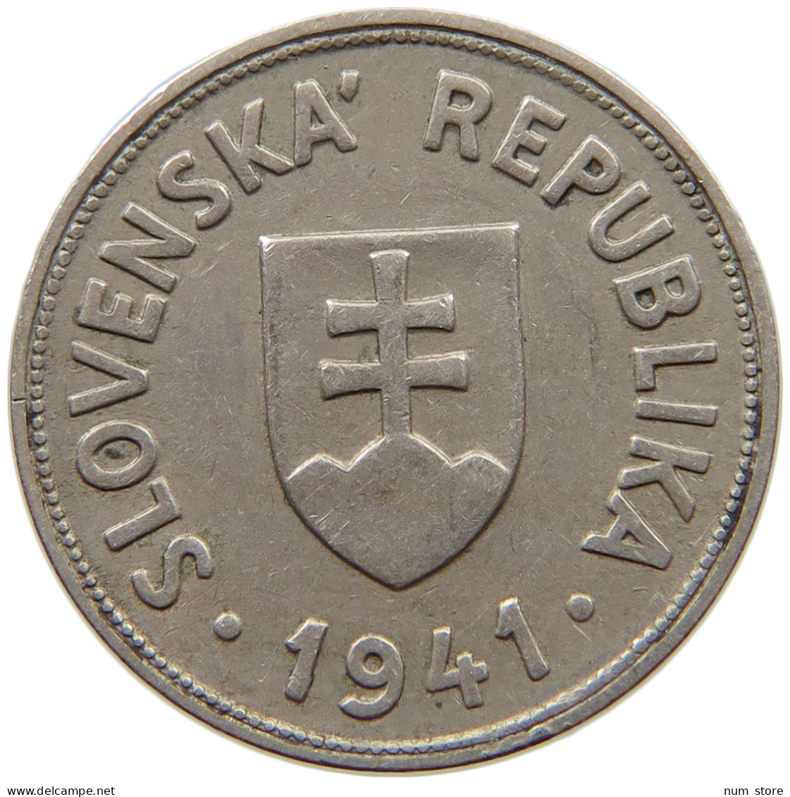 SLOVAKIA 50 HALIEROV 1941  #s034 0487 - Slovakia