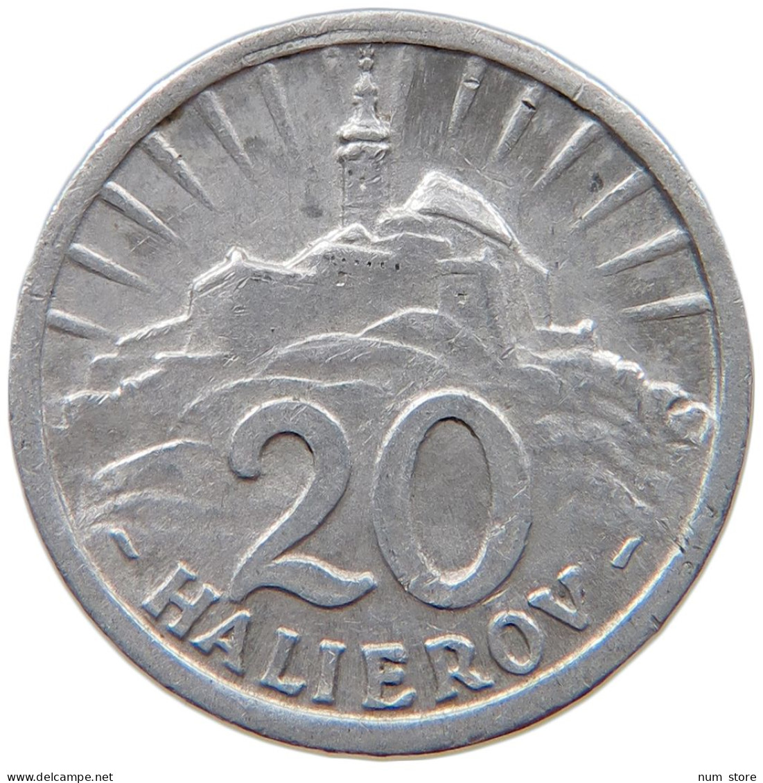 SLOVAKIA 20 HALIEROV 1942  #s023 0139 - Slowakei