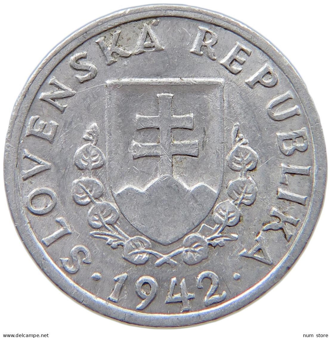 SLOVAKIA 20 HALIEROV 1942  #s037 0383 - Slovaquie
