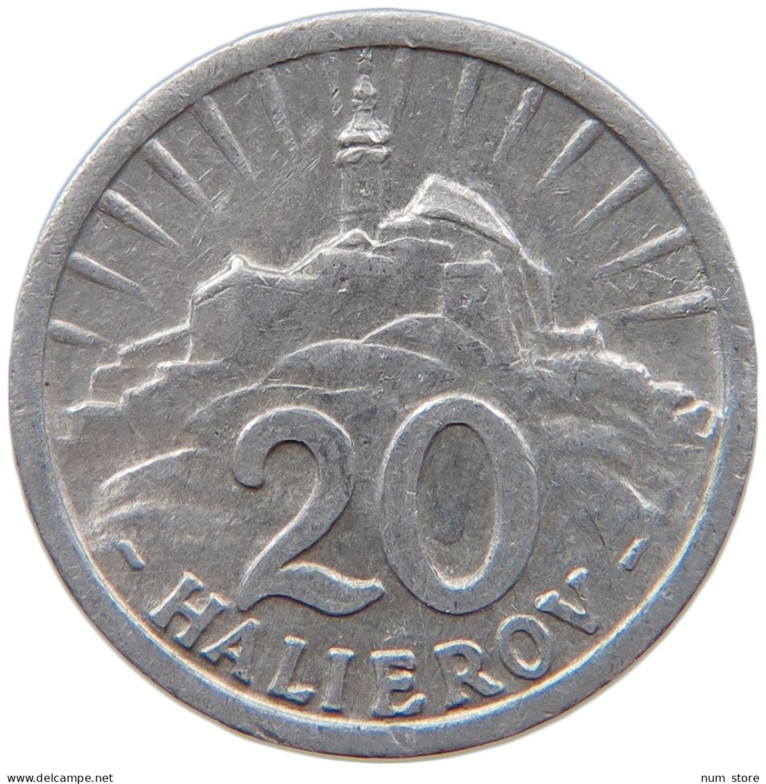 SLOVAKIA 20 HALIEROV 1942  #s023 0141 - Slovakia