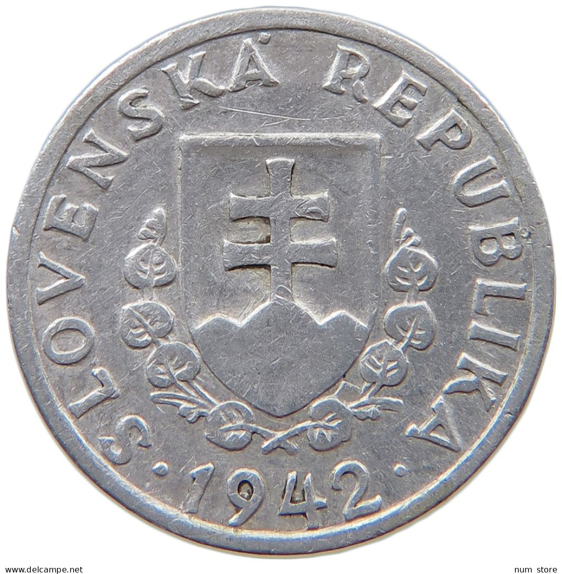 SLOVAKIA 20 HALIEROV 1942  #c060 0349 - Eslovaquia