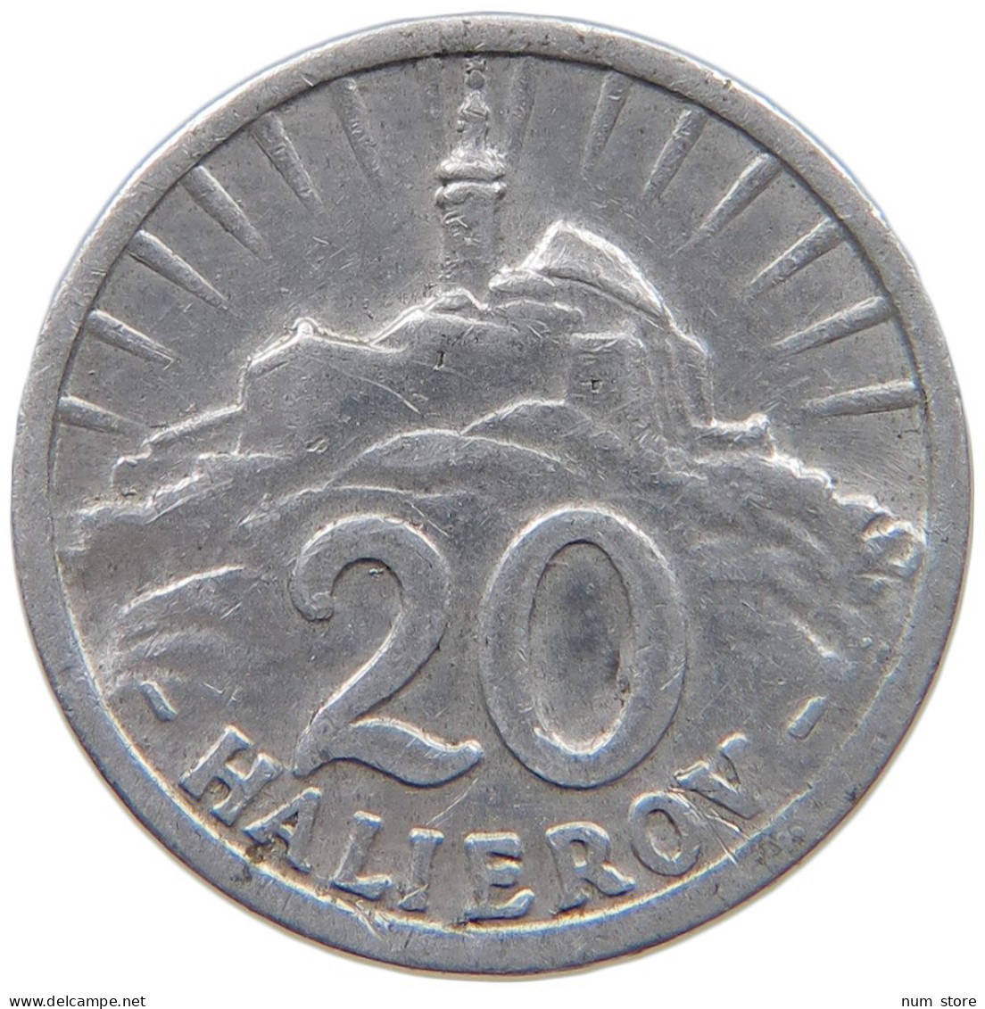 SLOVAKIA 20 HALIEROV 1942  #c035 0423 - Eslovaquia