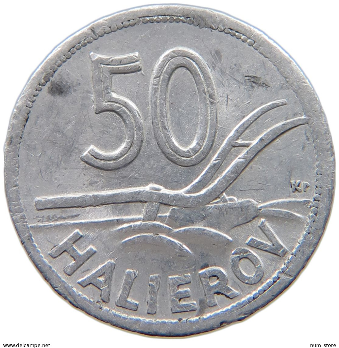 SLOVAKIA 50 HALIEROV 1943  #c035 0417 - Slowakije