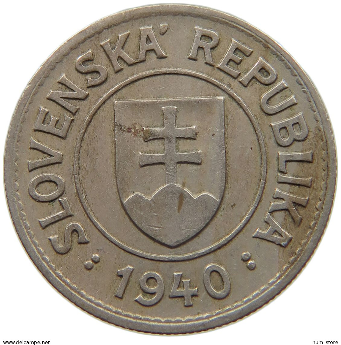 SLOVAKIA KORUNA 1940  #c033 0437 - Slowakije