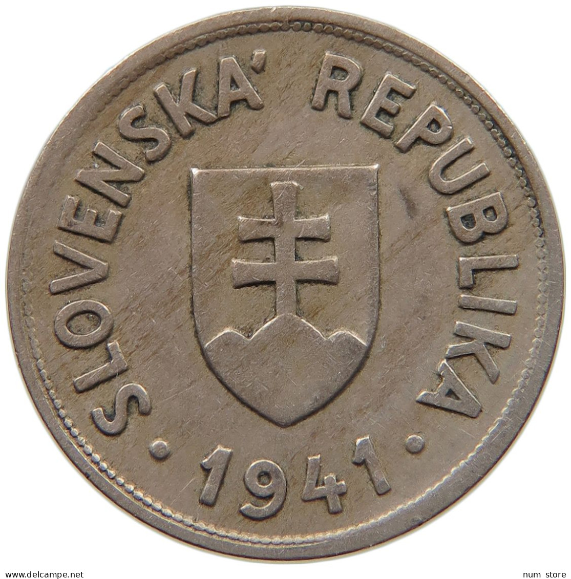 SLOVAKIA 50 HALIEROV 1941  #c017 0495 - Slowakei