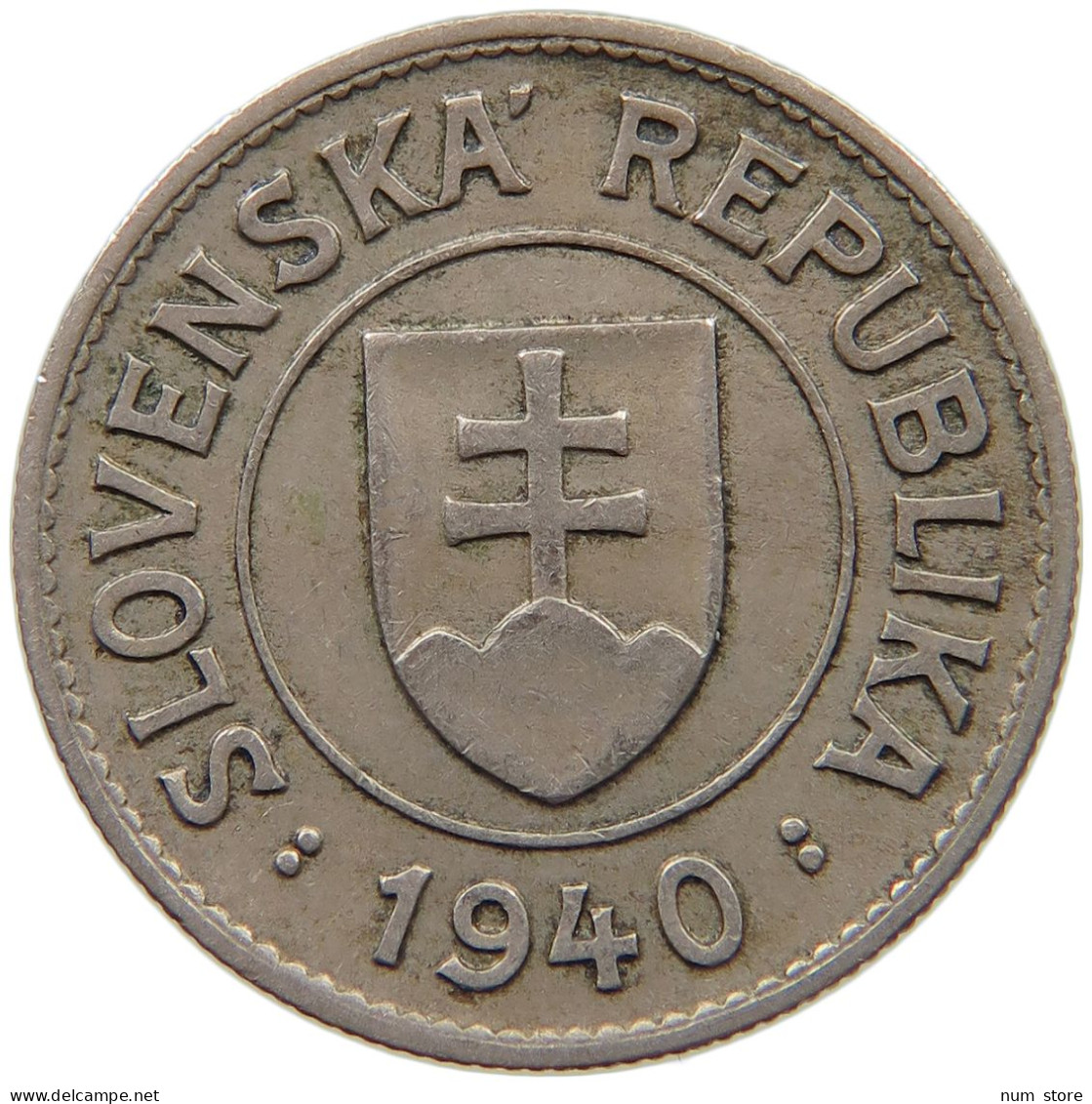 SLOVAKIA KORUNA 1940  #c017 0413 - Slowakei