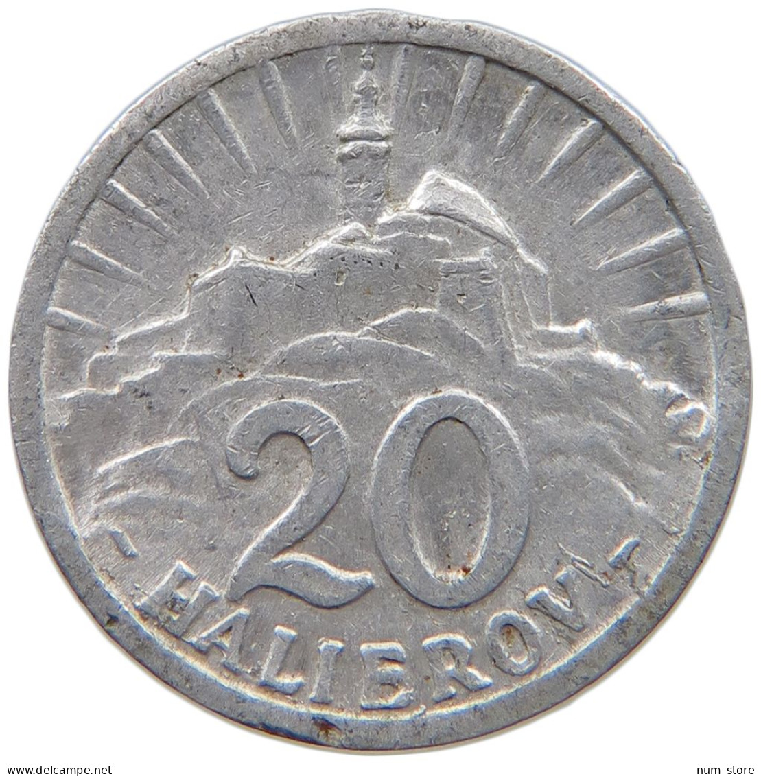 SLOVAKIA 20 HALIEROV 1942  #c016 0741 - Slowakije