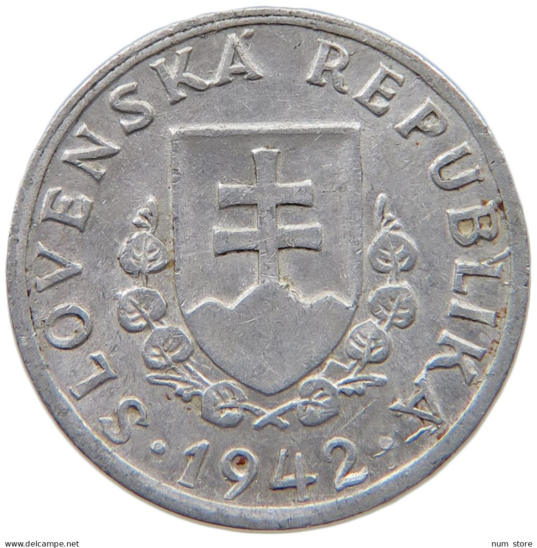 SLOVAKIA 20 HALIEROV 1942  #c016 0741 - Slowakije