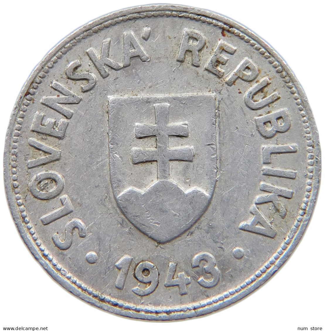 SLOVAKIA 50 HALIEROV 1943  #c016 0727 - Slowakei