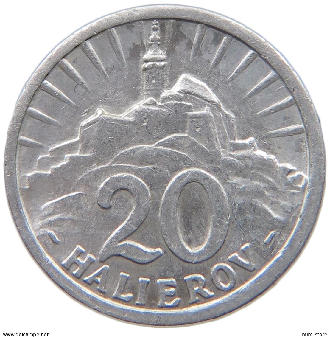 SLOVAKIA 20 HALIEROV 1942  #c016 0739 - Slowakei