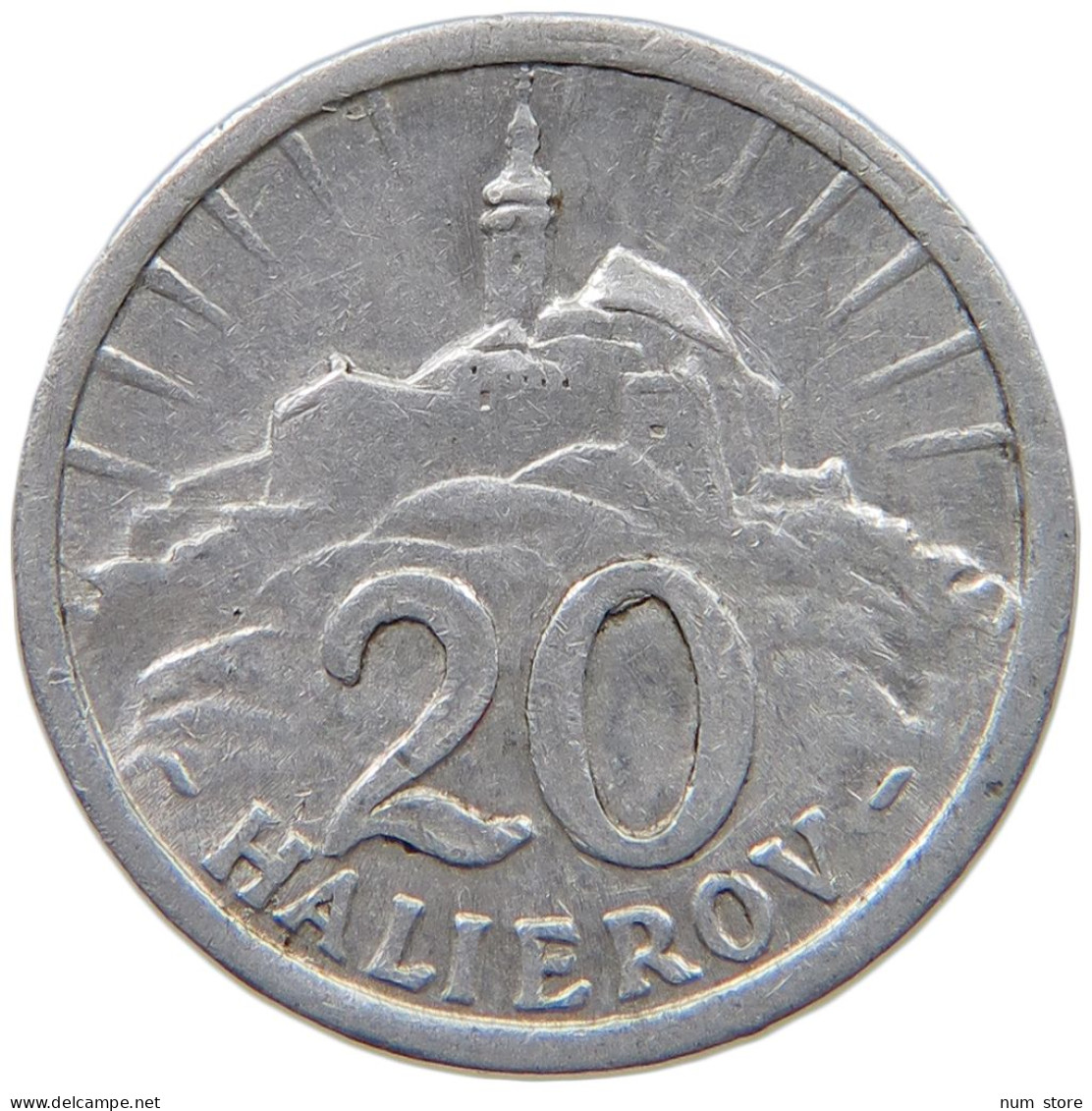 SLOVAKIA 20 HALIEROV 1942  #c016 0737 - Slowakei