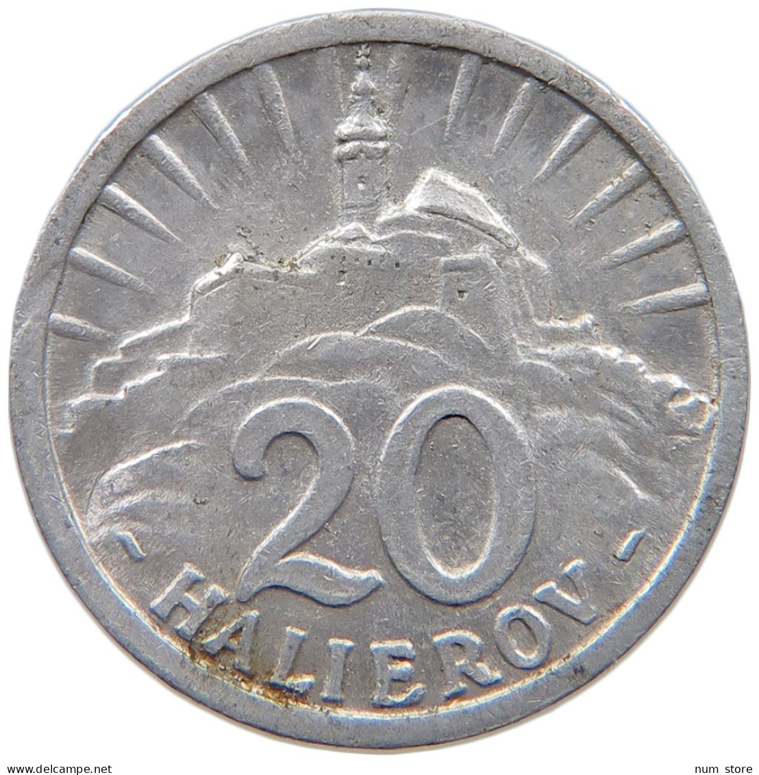 SLOVAKIA 20 HALIEROV 1942  #c016 0731 - Eslovaquia
