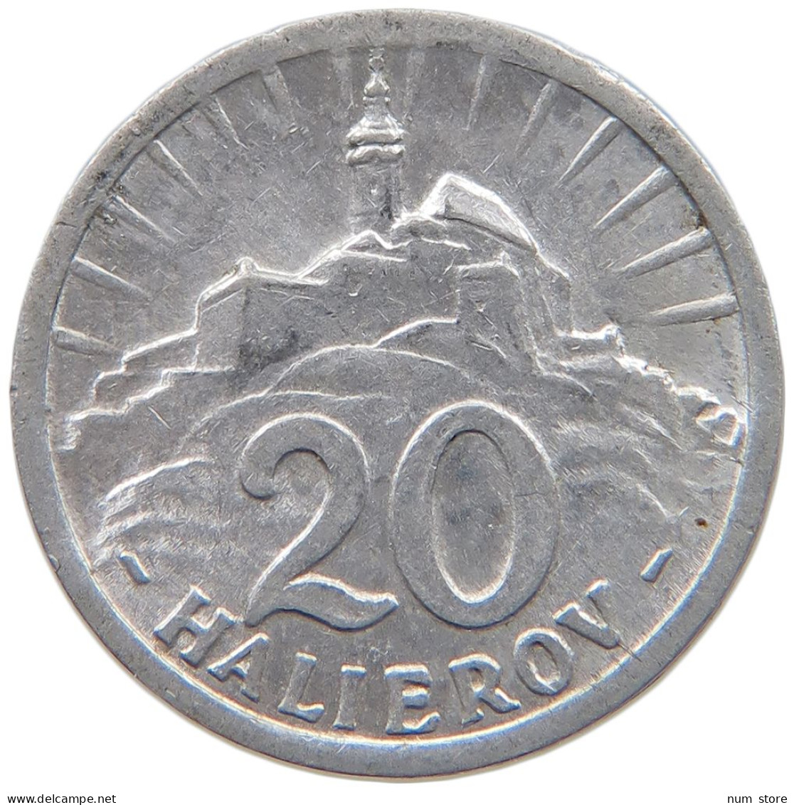 SLOVAKIA 20 HALIEROV 1942  #c006 0727 - Slowakije