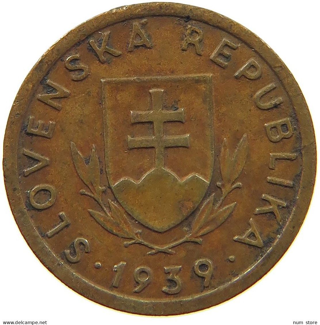 SLOVAKIA 10 HALIEROV 1939  #c005 0205 - Eslovaquia