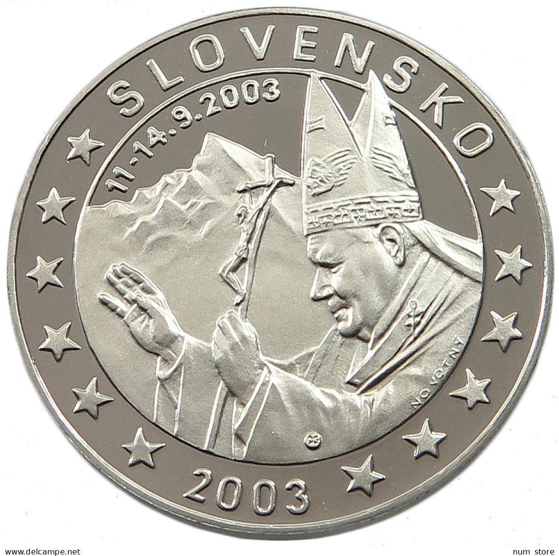 SLOVAKIA MEDAL 2003 PROOF PATTERN #alb030 0133 - Slowakei