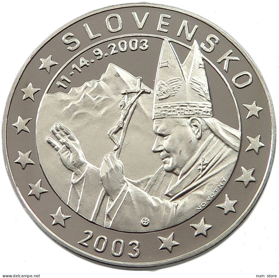 SLOVAKIA MEDAL 2003 PROOF PATTERN #alb030 0121 - Slowakei