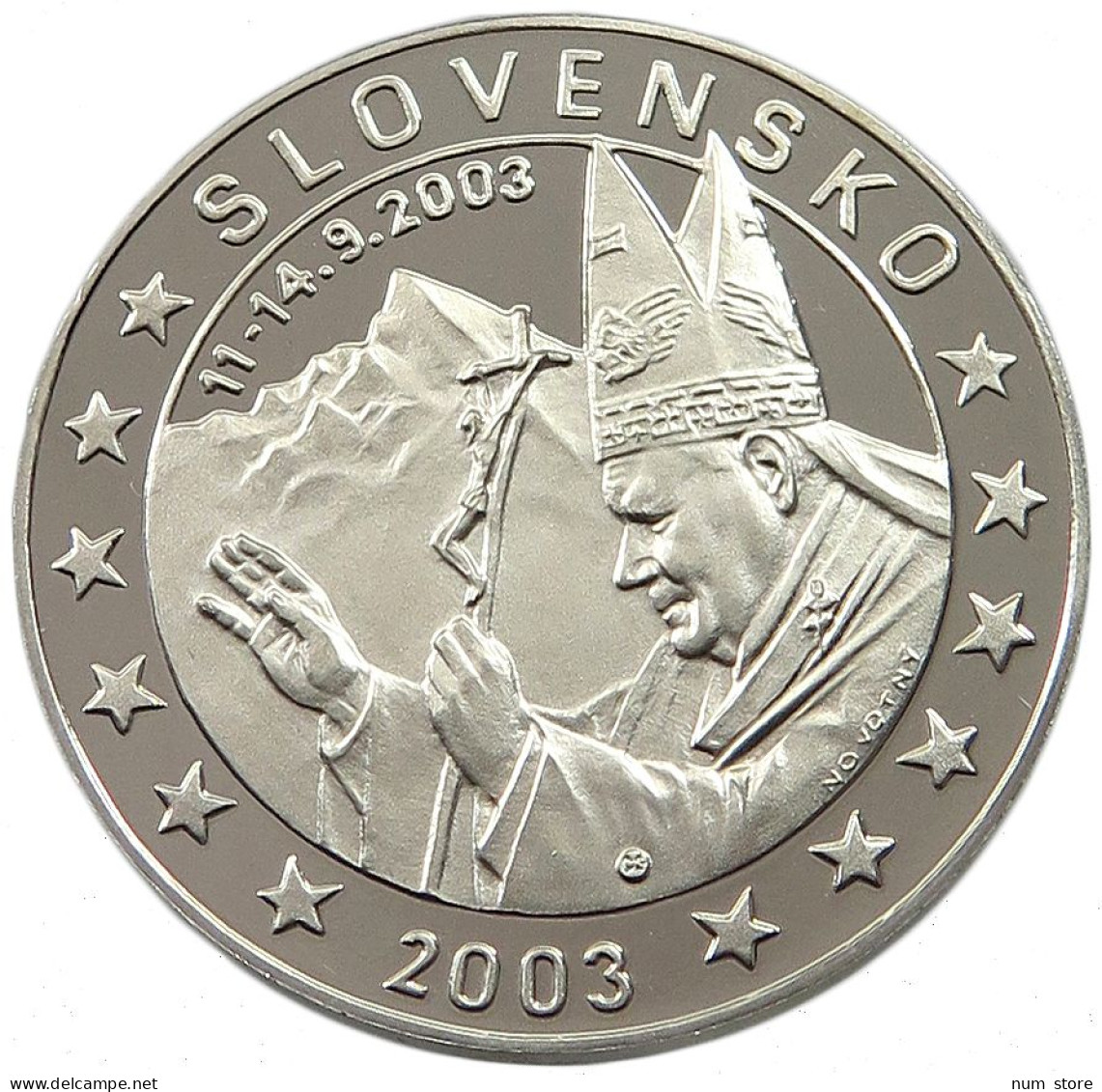 SLOVAKIA MEDAL 2003 PROOF PATTERN #alb030 0129 - Slowakei