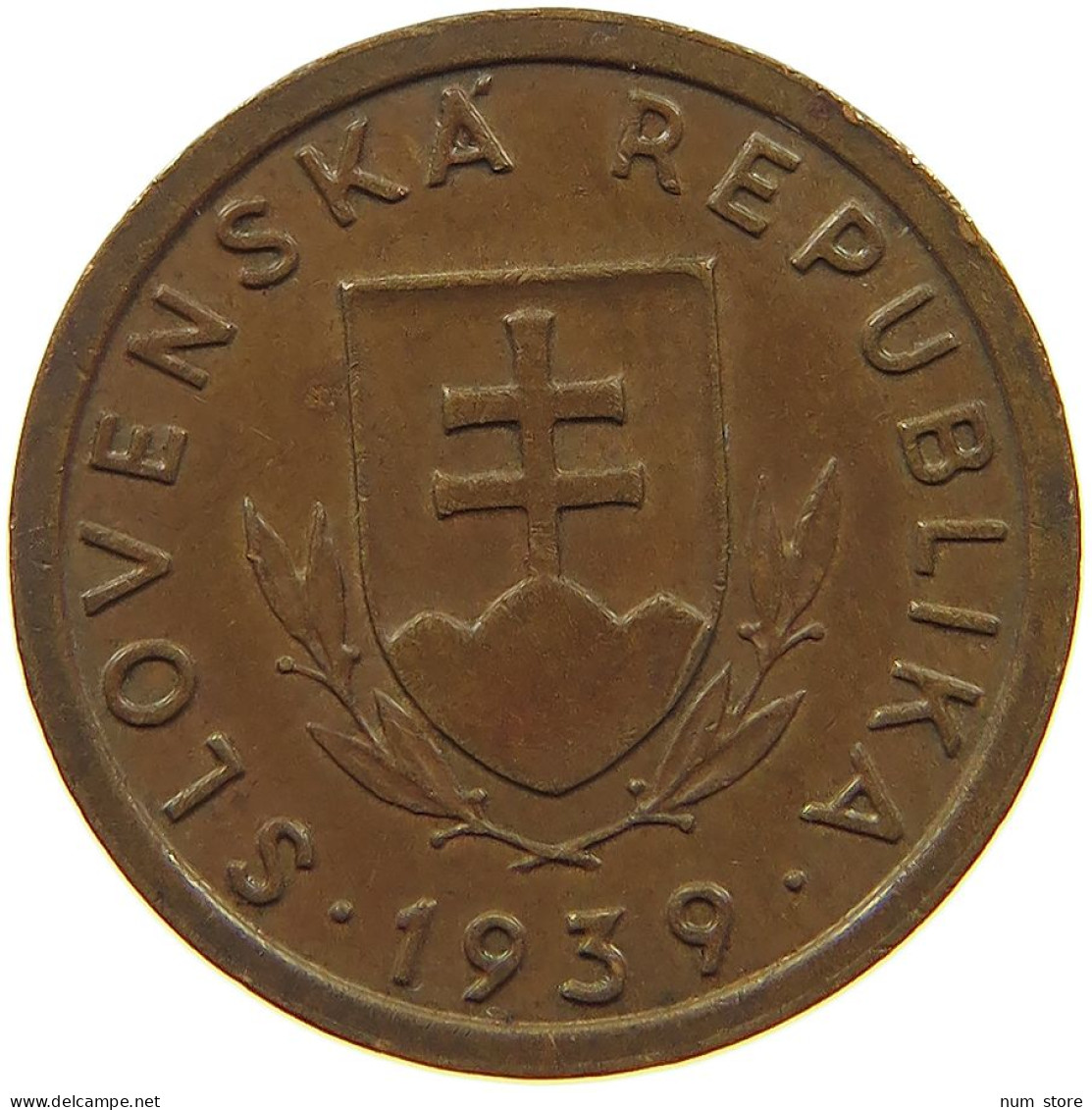 SLOVAKIA 10 HALIEROV 1939  #a086 0103 - Eslovaquia