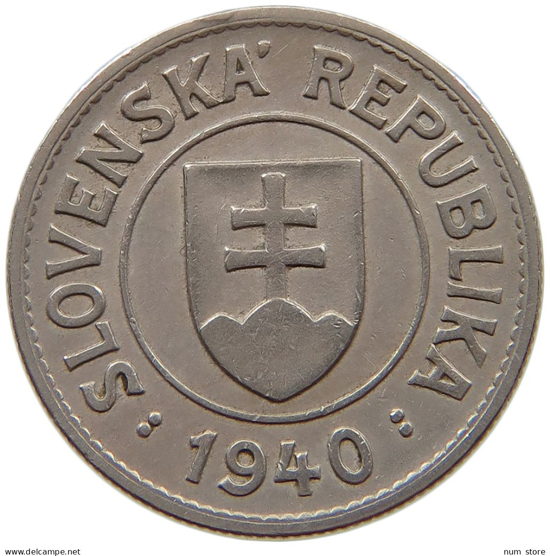 SLOVAKIA KORUNA 1940  #a069 0661 - Slowakei