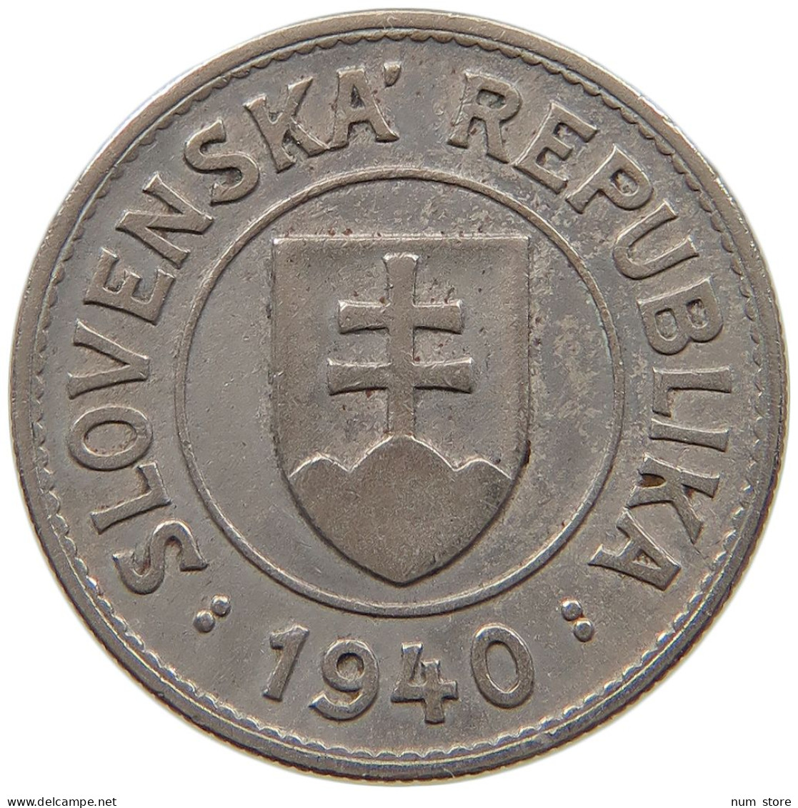 SLOVAKIA KORUNA 1940  #a080 0181 - Slowakei