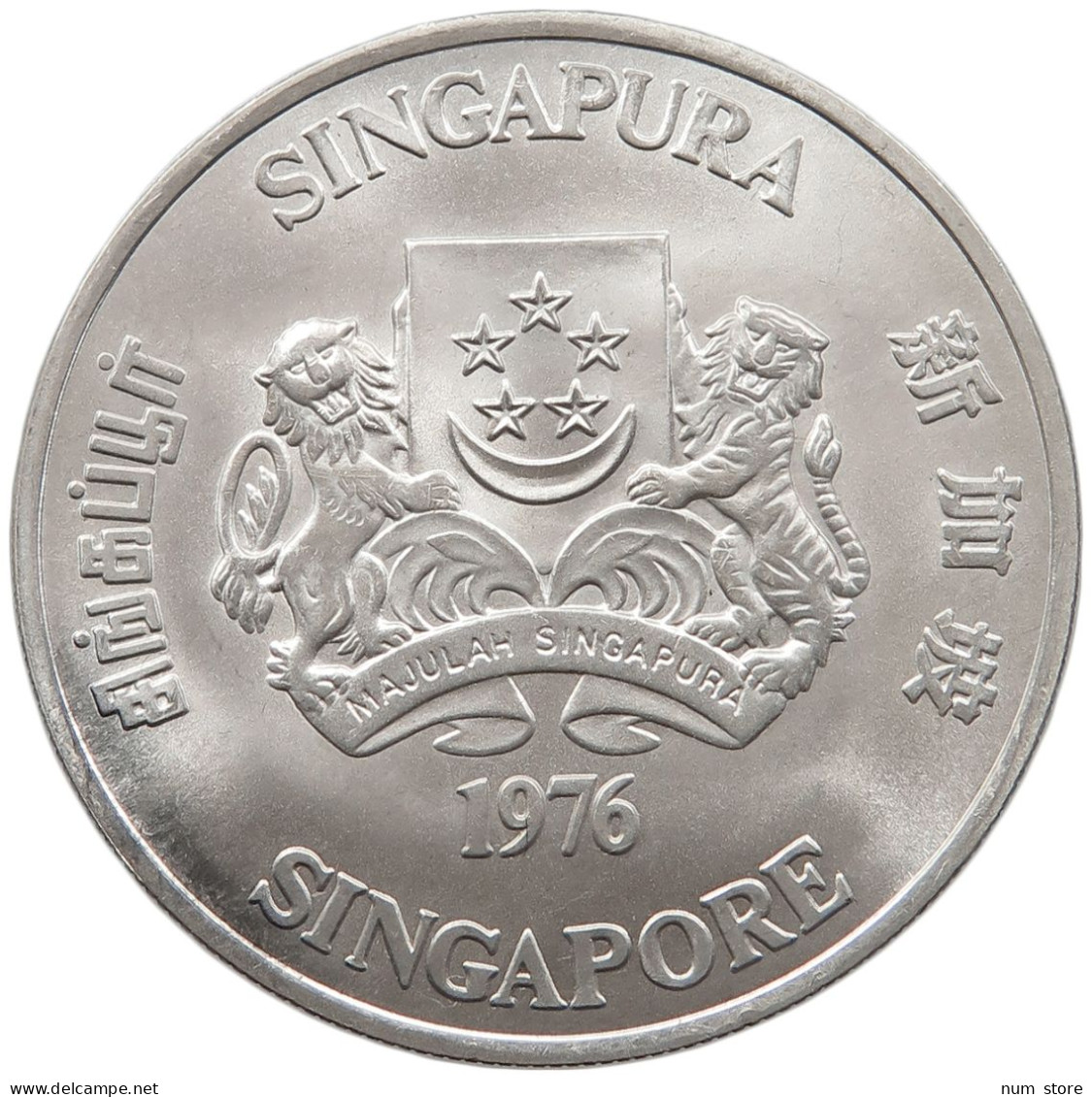 SINGAPORE 10 DOLLARS 1976  #t010 0017 - Singapur