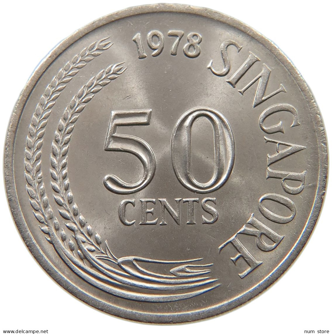 SINGAPORE 50 CENTS 1978  #s065 0103 - Singapore