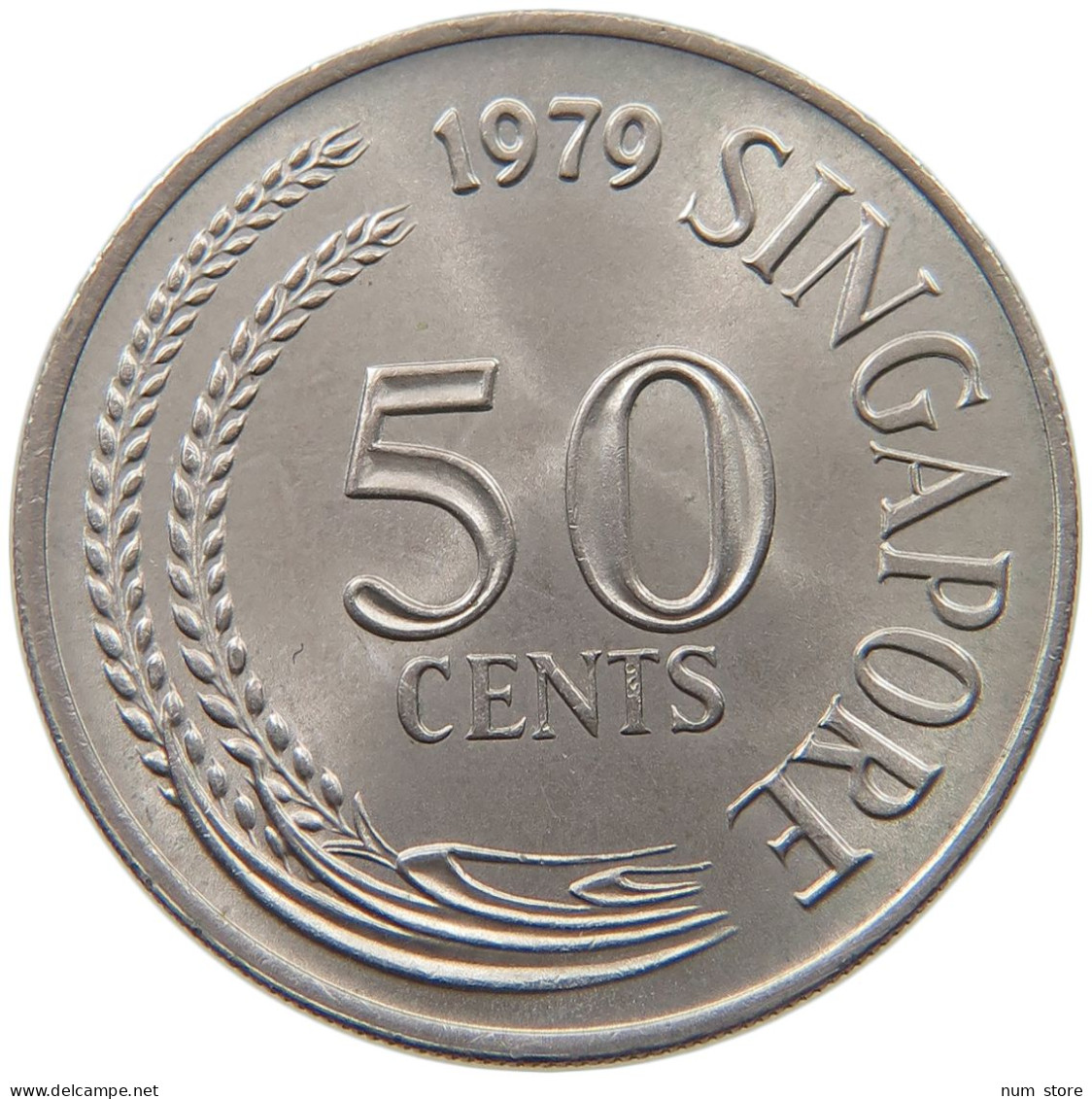 SINGAPORE 50 CENTS 1979  #s065 0105 - Singapur