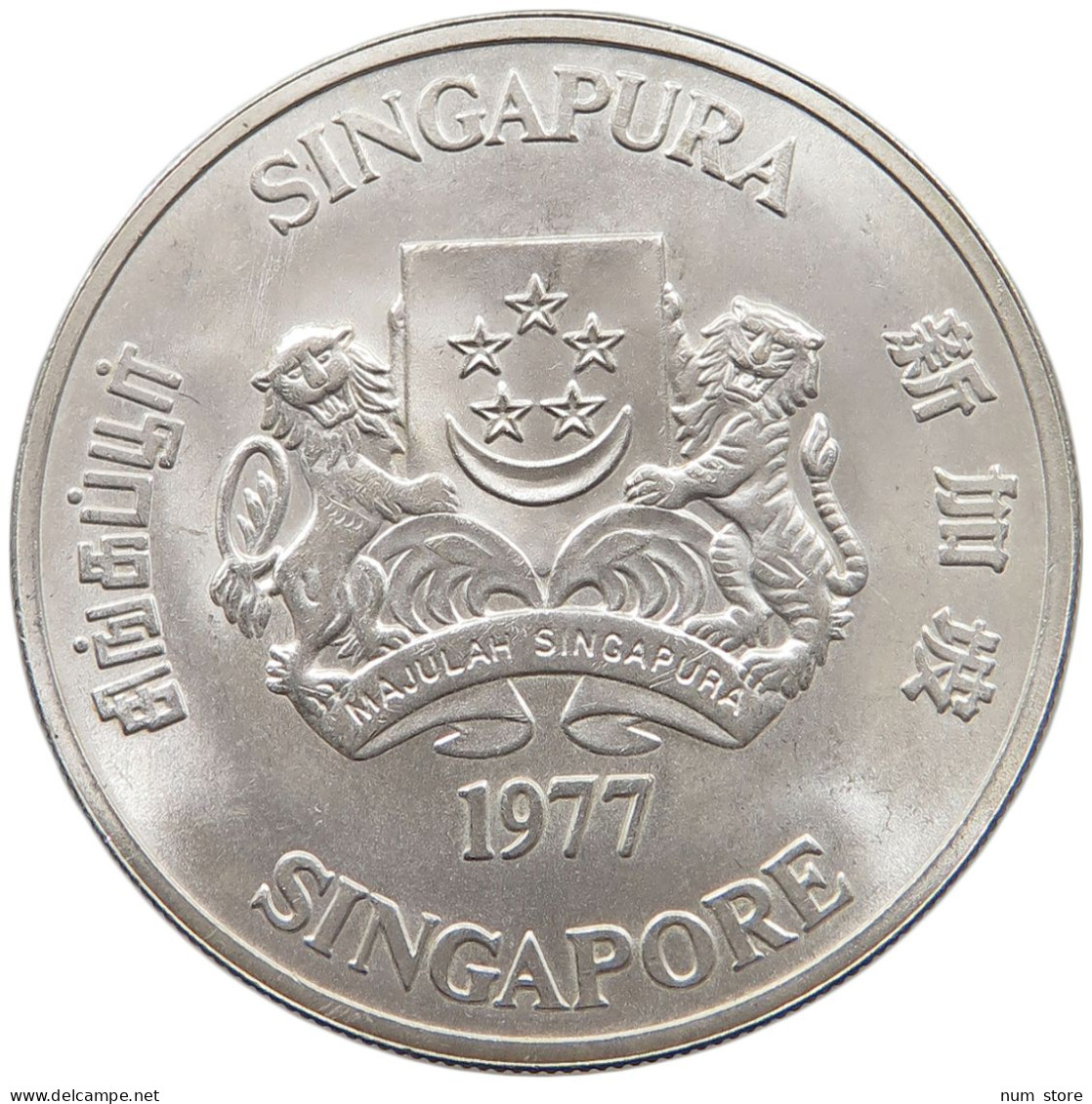 SINGAPORE 10 DOLLARS 1977  #c010 0503 - Singapur