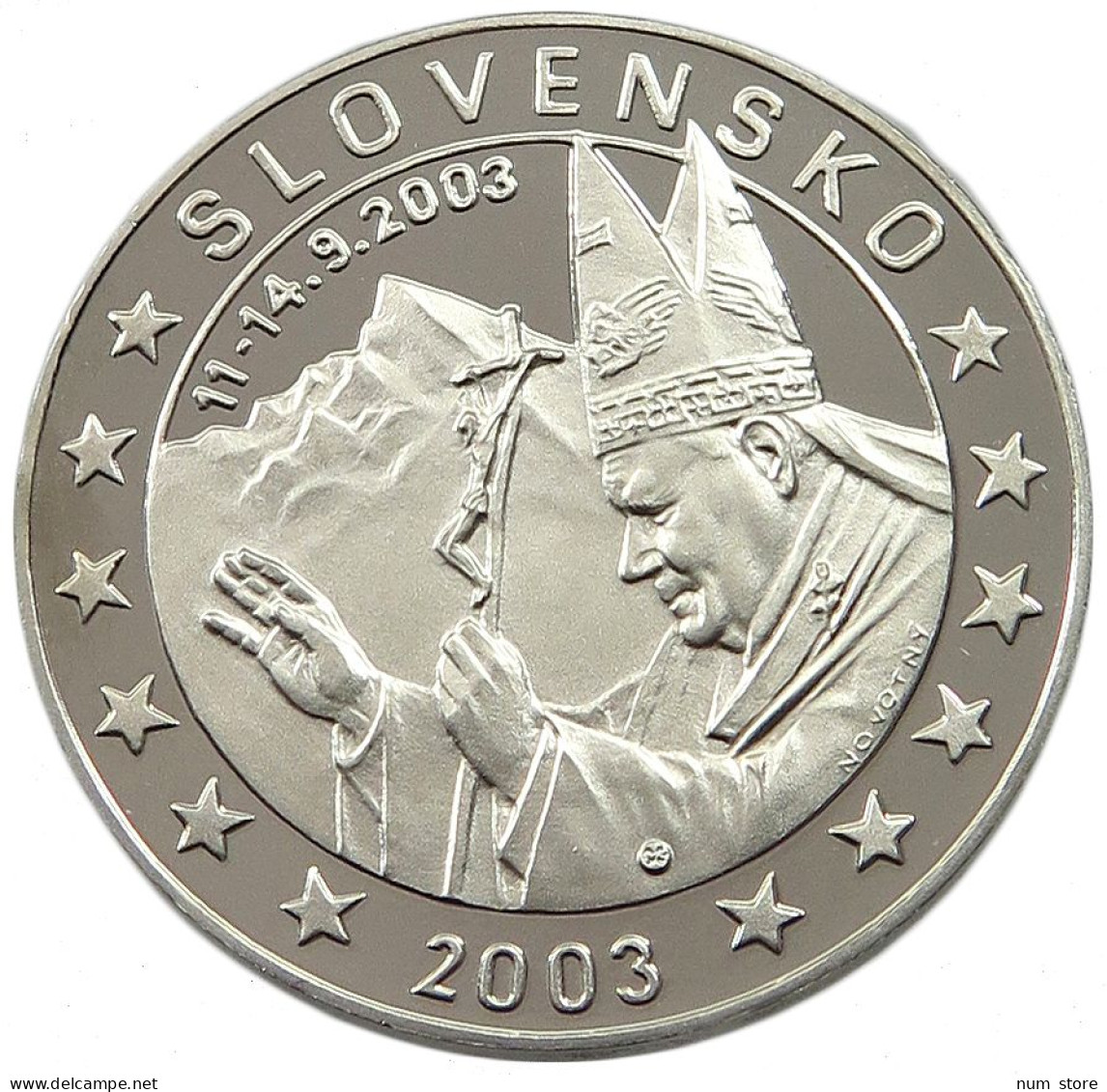 SLOVAKIA MEDAL 2003 PROOF PATTERN #alb030 0137 - Slovakia