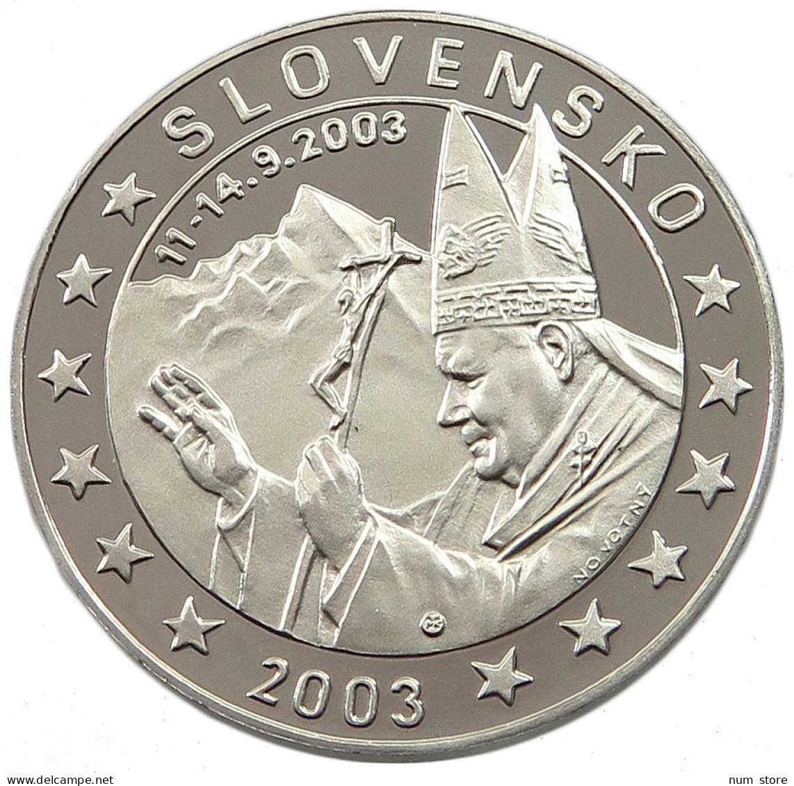 SLOVAKIA MEDAL 2003 PROOF PATTERN #alb030 0135 - Slovaquie