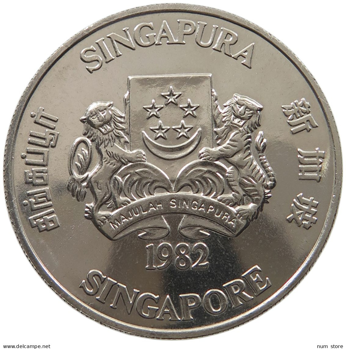 SINGAPORE 10 DOLLARS 1982  #c034 0245 - Singapour