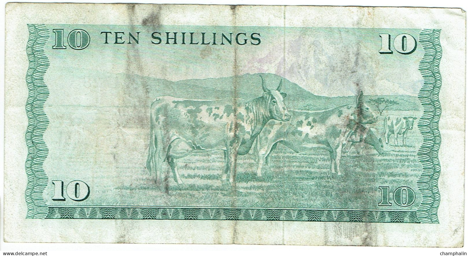 Kenya - Billet De 10 Shillings - Daniel Toroitich Arap Moi - 1er Juillet 1977 - P12c - Kenia