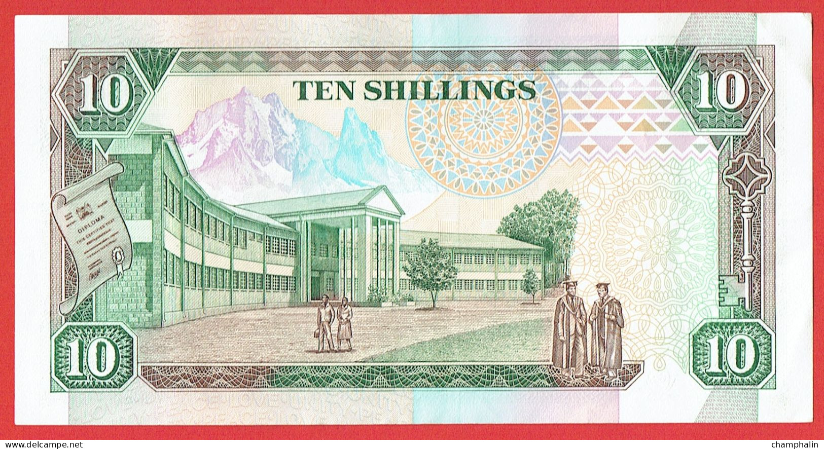 Kenya - Billet De 10 Shillings - Daniel Toroitich Arap Moi - 2 Janvier 1992 - P24d - Kenya