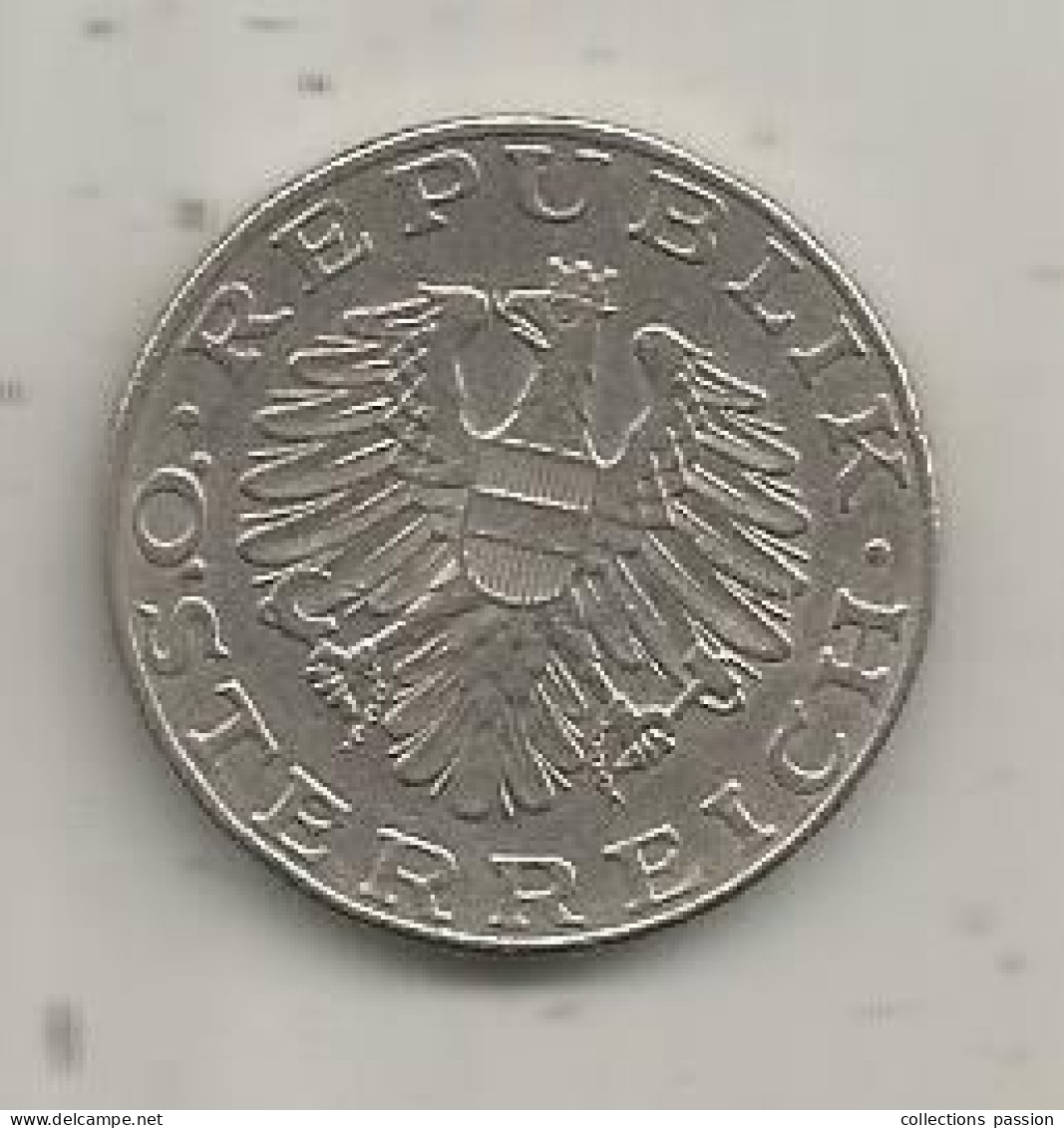 Monnaie, Autriche, Republik Osterreich, 10 Schilling, 1977, 2 Scans - Autriche