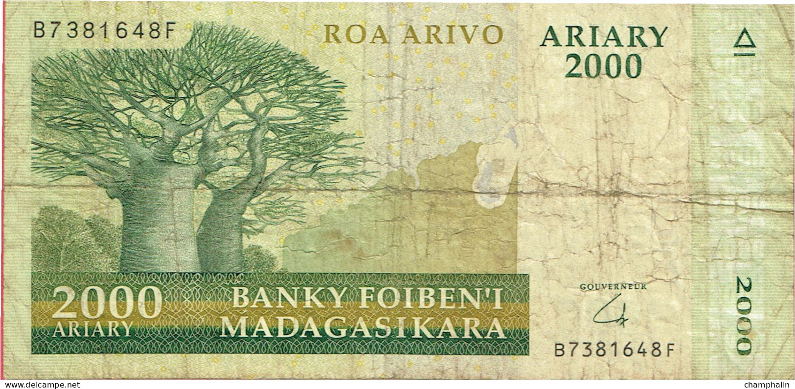 Madagascar - Billet De 2000 Ariary - Non Daté (2003) - P83 - Madagascar