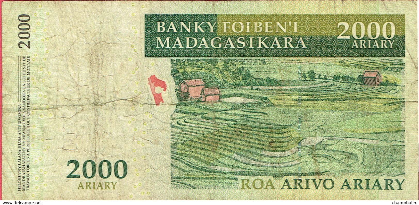Madagascar - Billet De 2000 Ariary - Non Daté (2003) - P83 - Madagascar