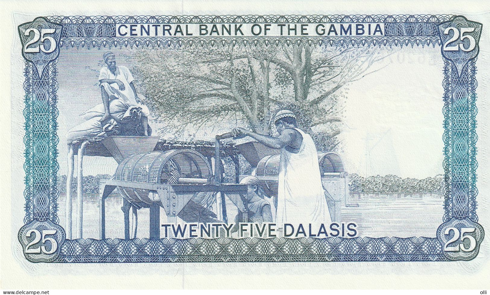 GAMBIA 25 Dalasis ND/1987-1990  P.11b - Gambia