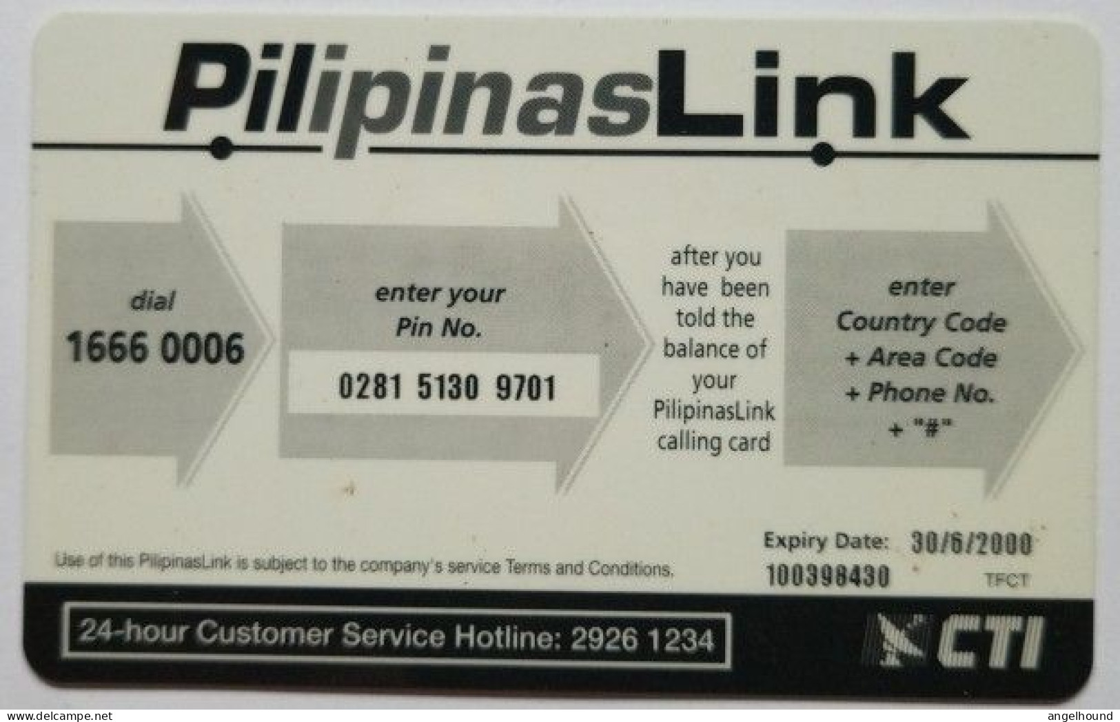 Hongkong CTI $100 - Pilipinas Link , Kumusta Ka - Hong Kong