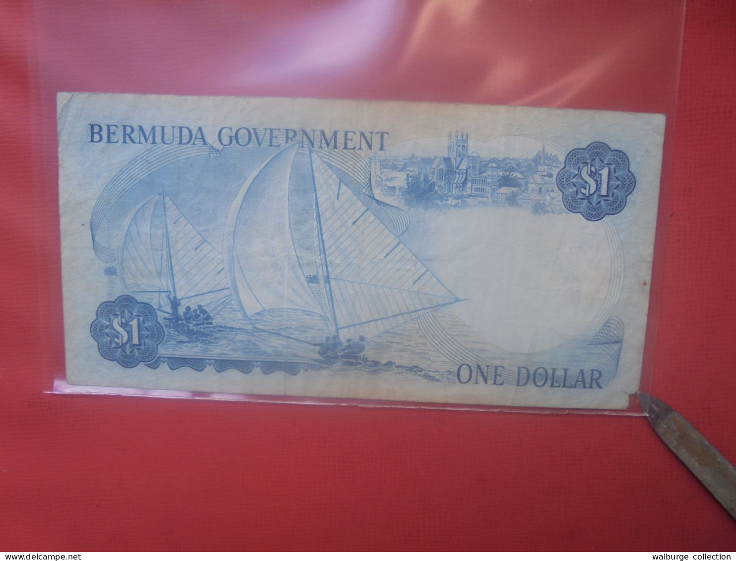 BERMUDES 1$ 1970 Circuler + 1 Coin Abimé ! (B.31) - Bermudas