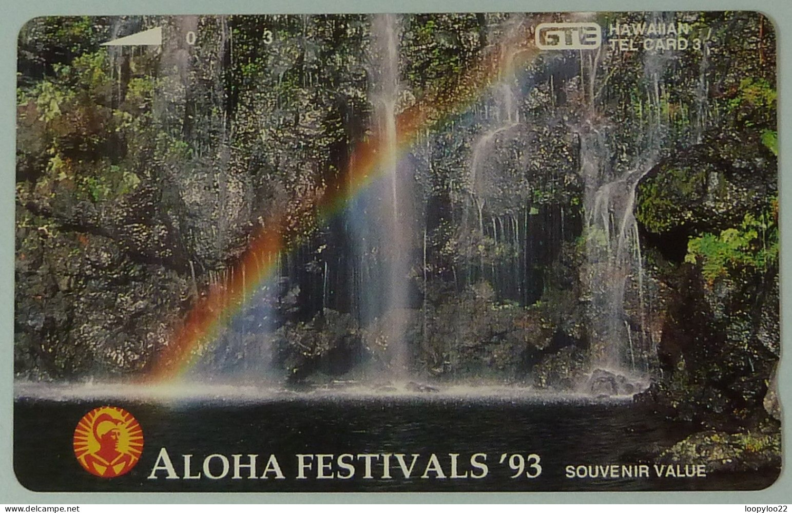 HAWAII - Tamura - Aloha Festivals '93 - Rainbow Falls - Mint - Hawaii