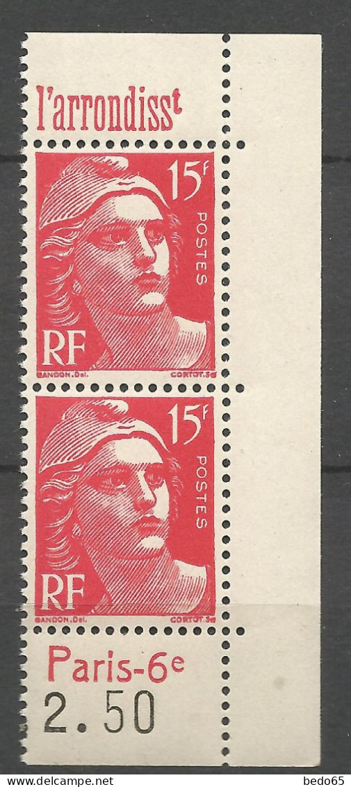 GANDON N° 813 Paire De Carnet Pub POSTE NEUF** LUXE  SANS CHARNIERE  / Hingeless / MNH - Unused Stamps