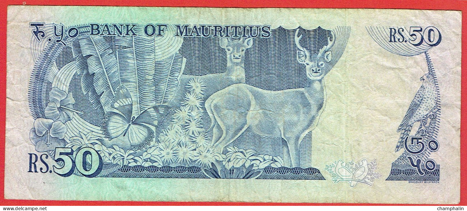 Ile Maurice - Billet De 50 Rupees - Non Daté (1986) - P37a - Mauritius