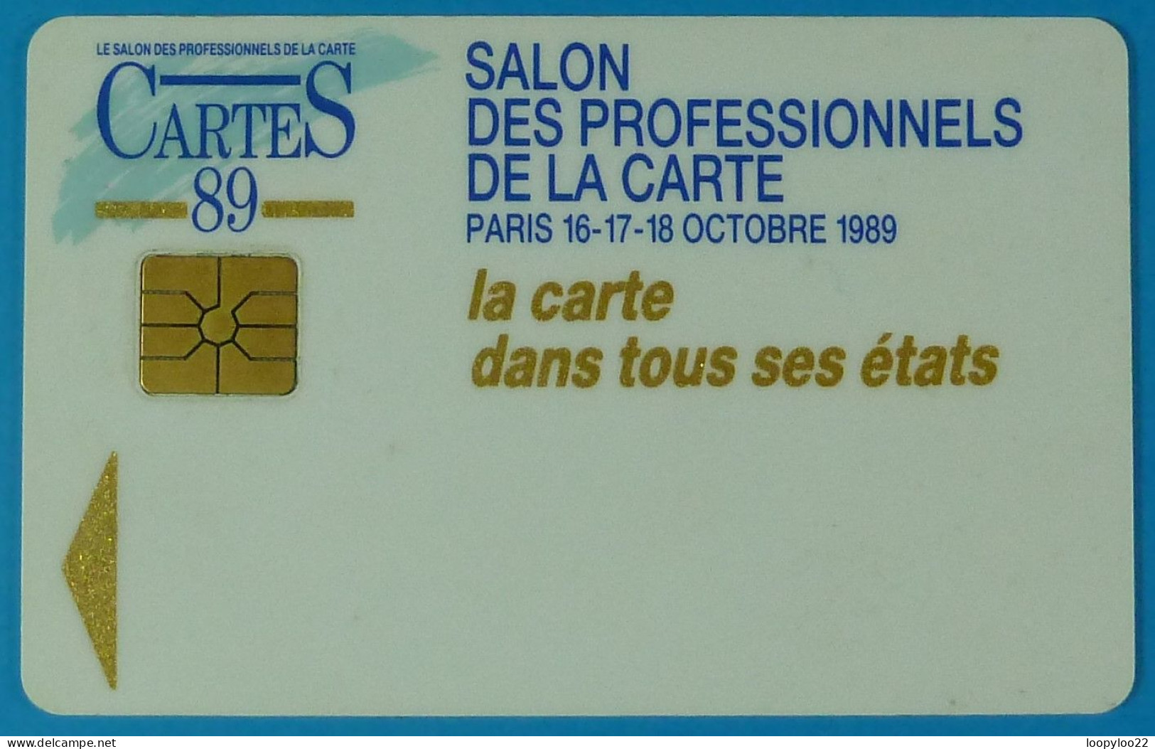 FRANCE - Gemplus Chip - Smartcard - Cartes '89 - Exhibition - Used - Other & Unclassified