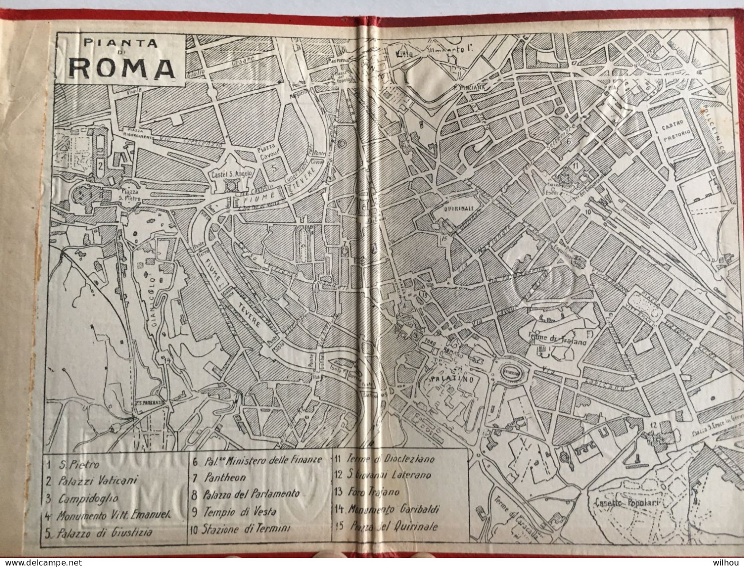 DEPLIANT ANCIEN DE DE 28 CARTES + 1 Grand PANORAMA NOIR ET BLANC DE ROME  Au Dos De Chaque Carte Les Explications - Panoramische Zichten, Meerdere Zichten