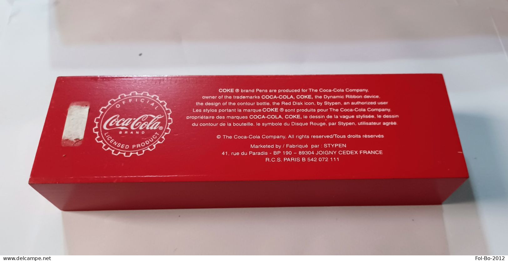 Coca-cola Porta Matite In Legno - Cannettes