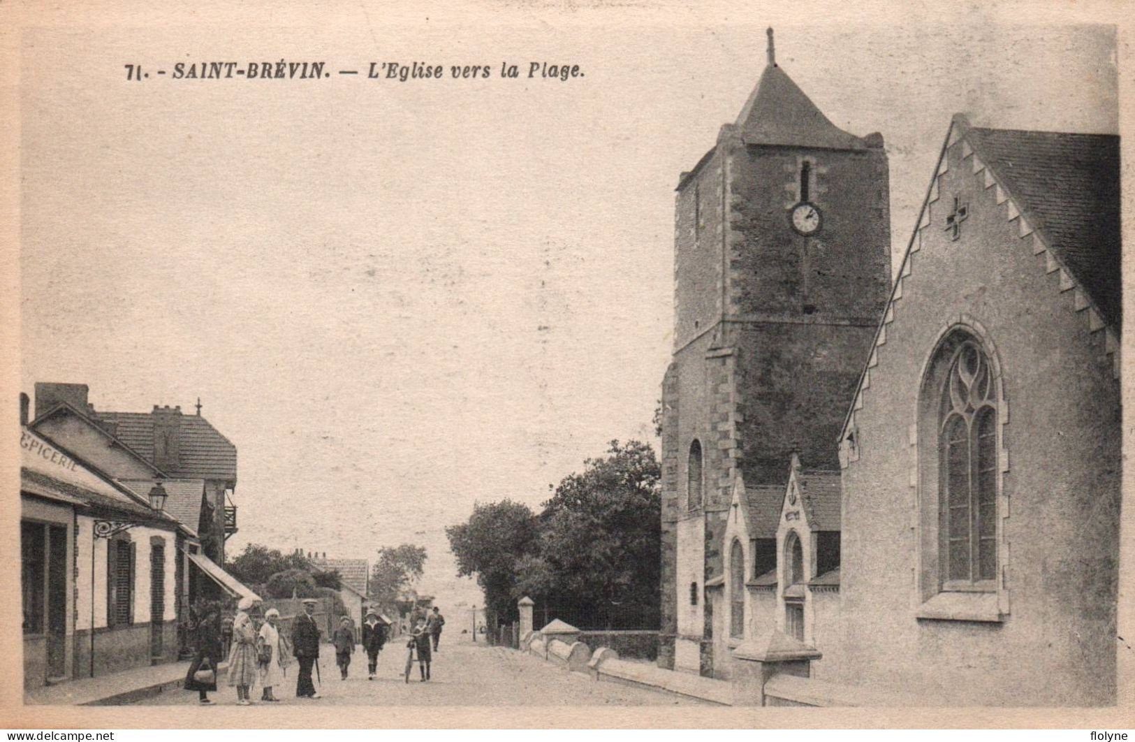 Saint Brévin - L'église Vers La Plage - Saint-Brevin-les-Pins