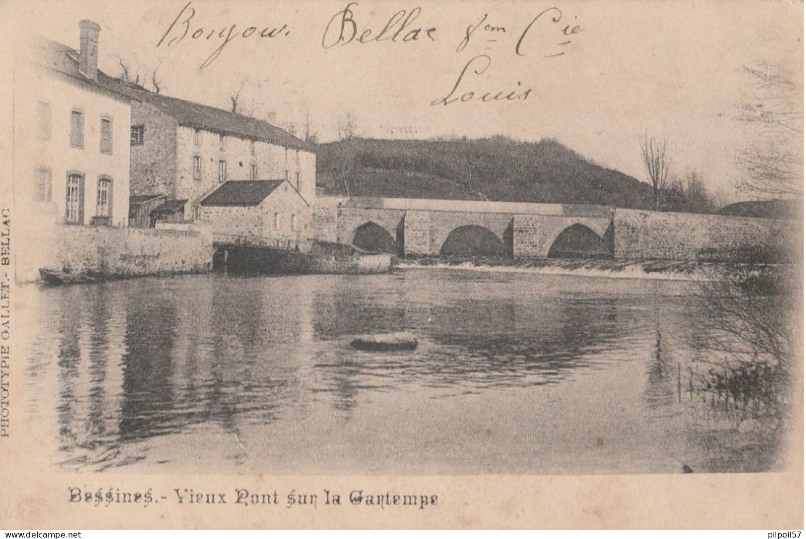 87 - BESSINES - Vieux Pont Sur La Gartempe - Bessines Sur Gartempe